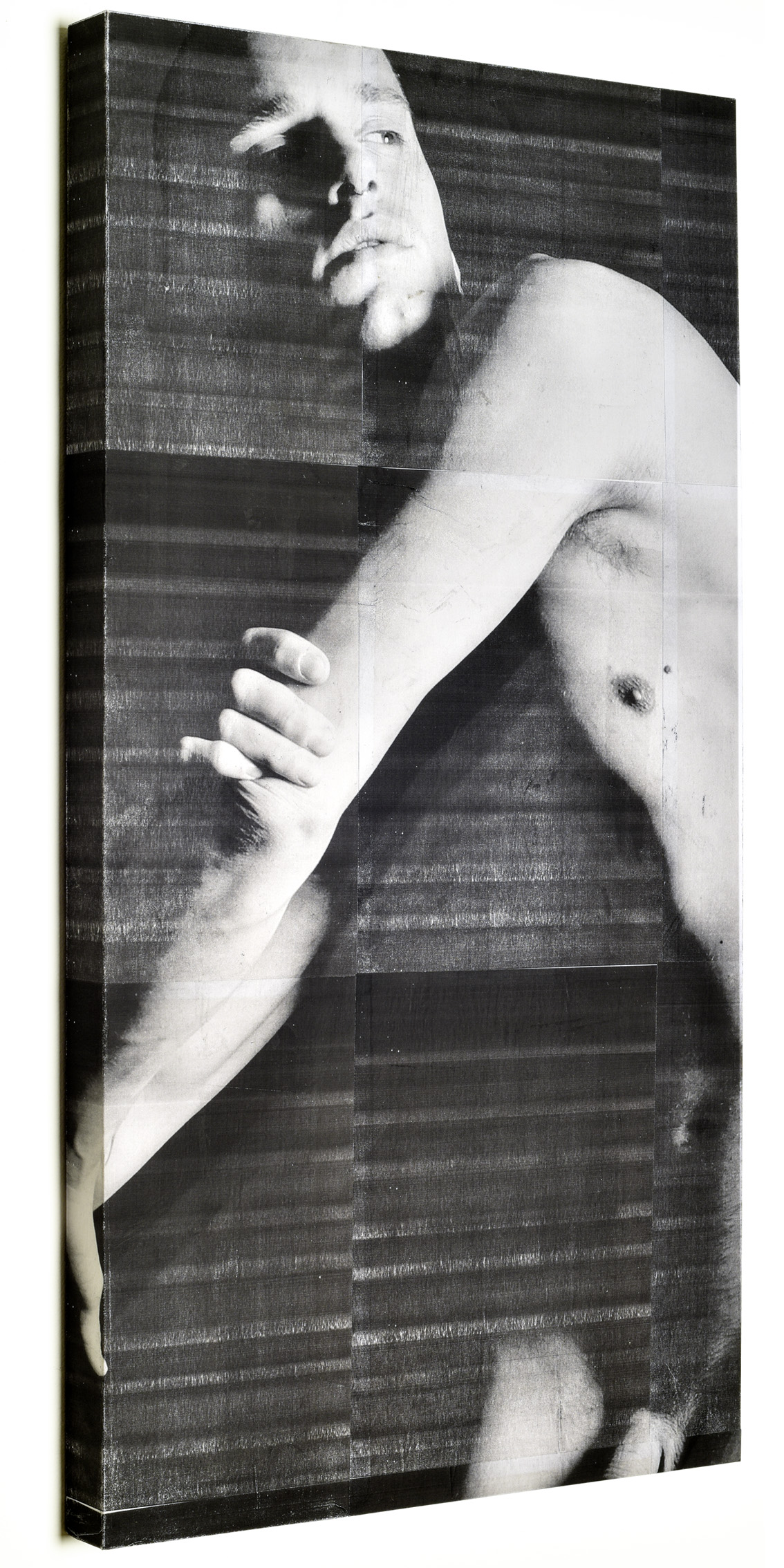 LAISSE moi, laserprint, pigment and varnish on artpanel